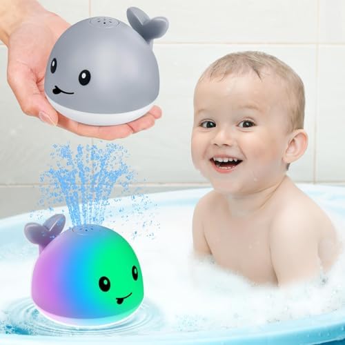 Light Up Whale Bath Fountain Toy for Babies & Toddlers - Image 5