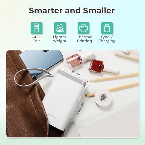 Nelko P21 Bluetooth Label Maker Machine with Tape – Portable Mini Thermal Label Printer - Image 4