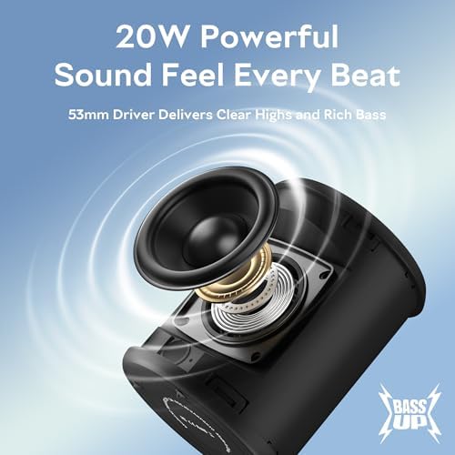 Portable Bluetooth Speaker – IPX7 Waterproof 20W Stereo with RGB Lights - Image 2