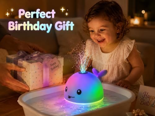 Light Up Whale Bath Fountain Toy for Babies & Toddlers - Image 9