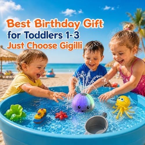 Light Up Whale Bath Fountain Toy for Babies & Toddlers - Image 4