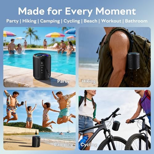 Portable Bluetooth Speaker – IPX7 Waterproof 20W Stereo with RGB Lights - Image 7