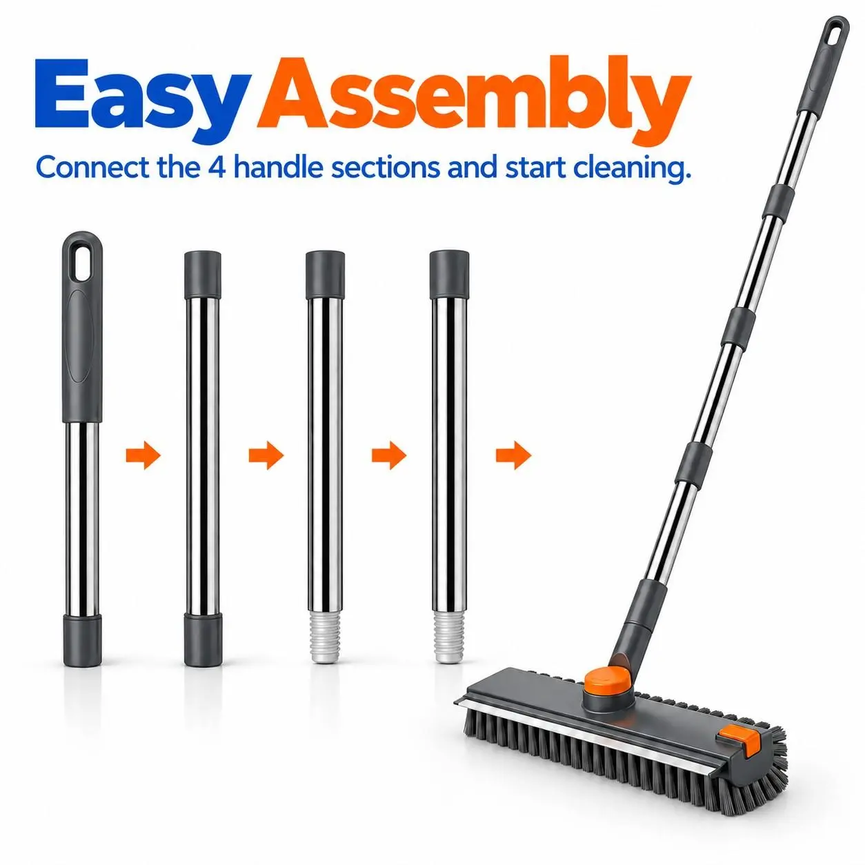 3-in-1 Floor Scrub Brush - Image 4