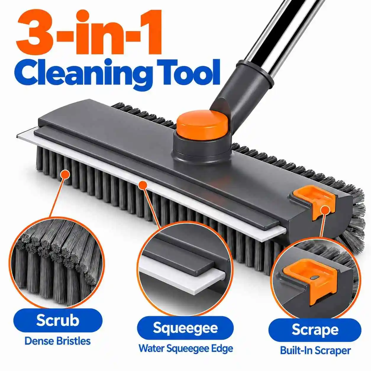 3-in-1 Floor Scrub Brush - Image 2