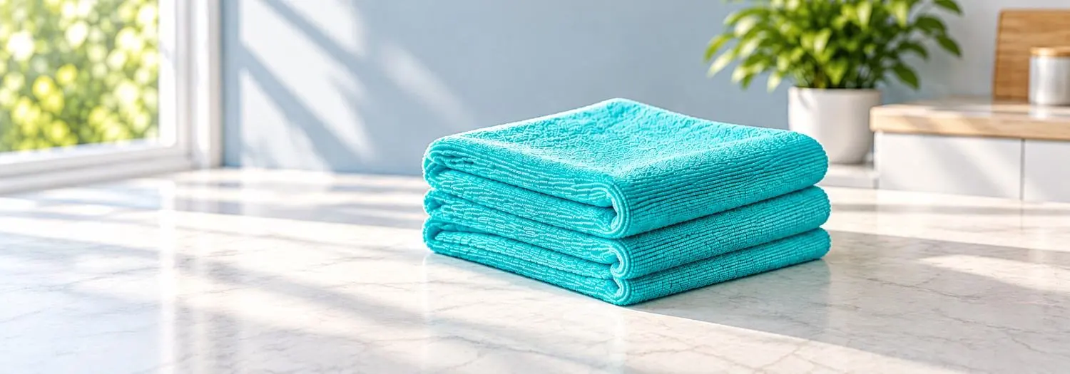 Bright modern home cleaning environment